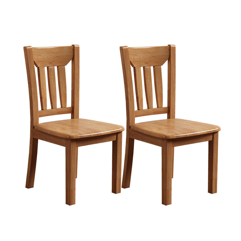 Contemporary Chairs Dining Armless Chair with Wooden Legs for Kitchen Brown 2 Piece Set Clearhalo ' kitchen&dining_furn' 'Dining Chairs' 'Dining Tables & Seating' 'dining_chair' 'furn' 'furn_dining_chair' 'Furniture' 'furniture_dining_chair' 'Kitchen & Dining Furniture' 'kitchen' 4622211