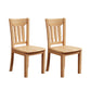 Contemporary Chairs Dining Armless Chair with Wooden Legs for Kitchen Wood 2 Piece Set Clearhalo ' kitchen&dining_furn' 'Dining Chairs' 'Dining Tables & Seating' 'dining_chair' 'furn' 'furn_dining_chair' 'Furniture' 'furniture_dining_chair' 'Kitchen & Dining Furniture' 'kitchen' 4622217