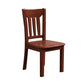 Contemporary Chairs Dining Armless Chair with Wooden Legs for Kitchen Walnut 1 Piece Clearhalo ' kitchen&dining_furn' 'Dining Chairs' 'Dining Tables & Seating' 'dining_chair' 'furn' 'furn_dining_chair' 'Furniture' 'furniture_dining_chair' 'Kitchen & Dining Furniture' 'kitchen' 4622221