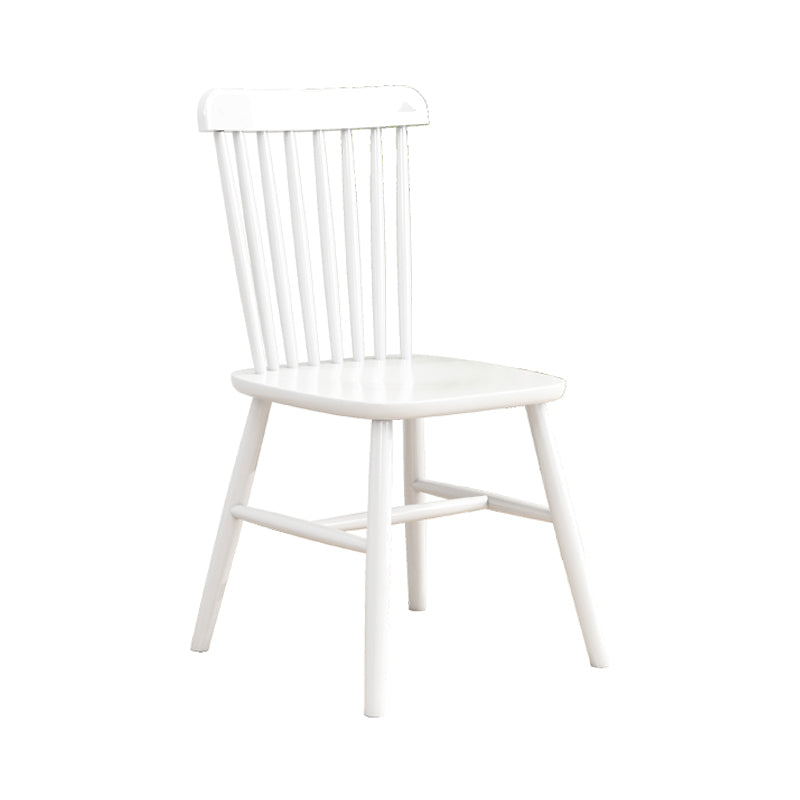 Contemporary Chair Dining Armless Chair with Wooden Legs for Kitchen White 1 Piece Clearhalo ' kitchen&dining_furn' 'Dining Chairs' 'Dining Tables & Seating' 'dining_chair' 'furn' 'furn_dining_chair' 'Furniture' 'furniture_dining_chair' 'Kitchen & Dining Furniture' 'kitchen' 4622260