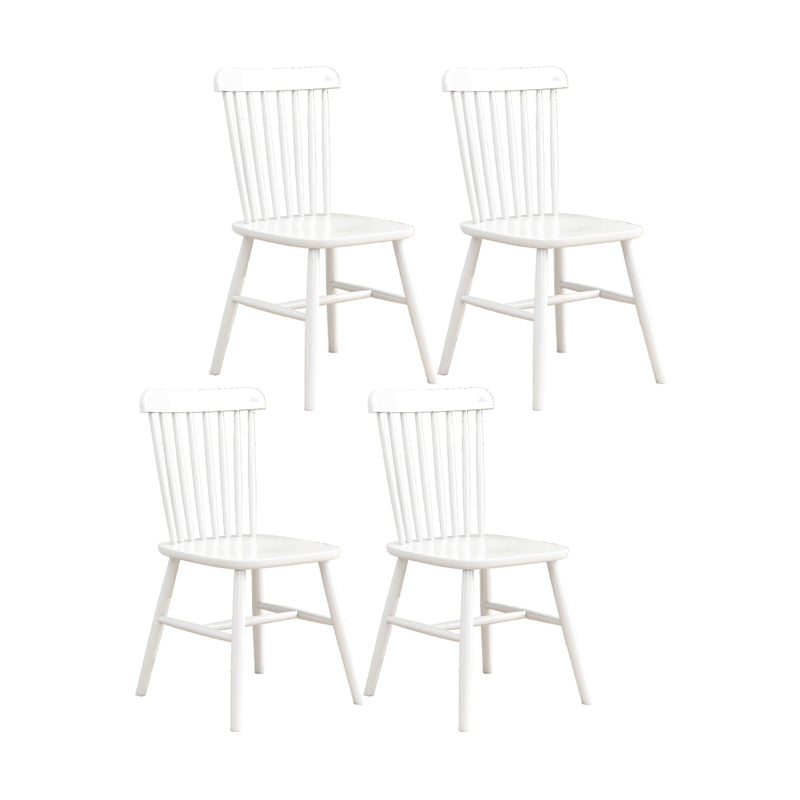 Contemporary Chair Dining Armless Chair with Wooden Legs for Kitchen White 4 Piece Set Clearhalo ' kitchen&dining_furn' 'Dining Chairs' 'Dining Tables & Seating' 'dining_chair' 'furn' 'furn_dining_chair' 'Furniture' 'furniture_dining_chair' 'Kitchen & Dining Furniture' 'kitchen' 4622263