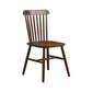 Contemporary Chair Dining Armless Chair with Wooden Legs for Kitchen Walnut 1 Piece Clearhalo ' kitchen&dining_furn' 'Dining Chairs' 'Dining Tables & Seating' 'dining_chair' 'furn' 'furn_dining_chair' 'Furniture' 'furniture_dining_chair' 'Kitchen & Dining Furniture' 'kitchen' 4622265