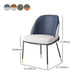 Nordic Style Metal Dining Room Chair Upholstered Armless Chair for Restaurant Use Clearhalo ' kitchen&dining_furn' 'Dining Chairs' 'Dining Tables & Seating' 'dining_chair' 'furn' 'furn_dining_chair' 'Furniture' 'furniture_dining_chair' 'Kitchen & Dining Furniture' 'kitchen' 4622434