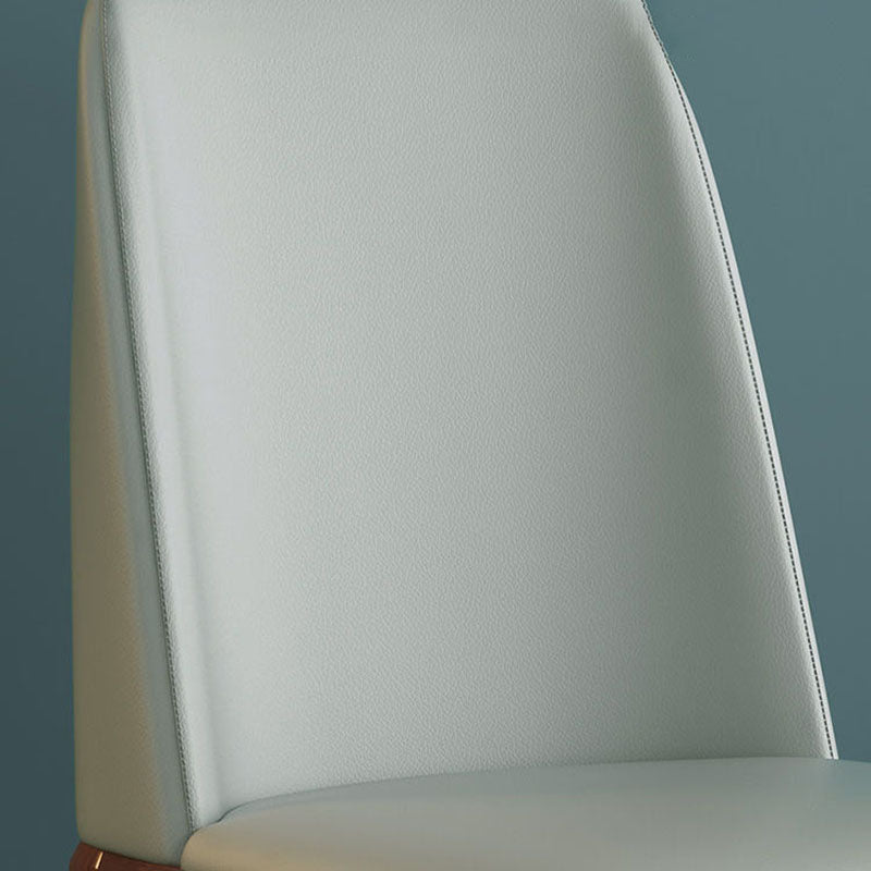 Contemporary Chair Dining Armless Chairs with Wooden Legs for Kitchen Clearhalo ' kitchen&dining_furn' 'Dining Chairs' 'Dining Tables & Seating' 'dining_chair' 'Furniture' 'furniture_dining_chair' 'Kitchen & Dining Furniture' 'kitchen' 4622442