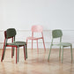 Modern Stackable Open Back Side Chair Plastic Matte Finish Dining Chair Clearhalo ' kitchen&dining_furn' 'Dining Chairs' 'Dining Tables & Seating' 'dining_chair' 'furn' 'furn_dining_chair' 'Furniture' 'furniture_dining_chair' 'Kitchen & Dining Furniture' 'kitchen' 4622486