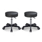 Modern Adjustable Rotatable Counter Stool Steel Kitchen Bar Stool with Cushion Black 2 Piece Set Clearhalo 'Bar Furniture' 'Bar Stools' 'bar_stools' 'furn' 'furn_bar_stools' 'furniture_bar_stools' 'Kitchen & Dining Furniture' 'kitchen&dining_furn' 'kitchen' 'kitchen_furn' Furniture' 4624726