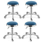 Modern Adjustable Rotatable Counter Stool Steel Kitchen Bar Stool with Cushion Blue 4 Piece Set Clearhalo 'Bar Furniture' 'Bar Stools' 'bar_stools' 'furn' 'furn_bar_stools' 'furniture_bar_stools' 'Kitchen & Dining Furniture' 'kitchen&dining_furn' 'kitchen' 'kitchen_furn' Furniture' 4624734