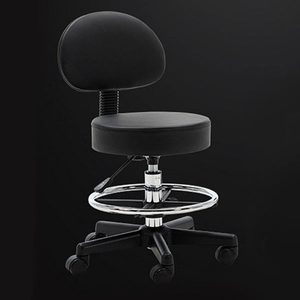 Modern Adjustable Rotatable Counter Stool Steel Kitchen Bar Stool with Cushion Clearhalo 'Bar Furniture' 'Bar Stools' 'bar_stools' 'furn' 'furn_bar_stools' 'furniture_bar_stools' 'Kitchen & Dining Furniture' 'kitchen&dining_furn' 'kitchen' 'kitchen_furn' Furniture' 4624735