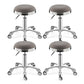 Modern Adjustable Rotatable Counter Stool Steel Kitchen Bar Stool with Cushion Dark Gray 4 Piece Set Clearhalo 'Bar Furniture' 'Bar Stools' 'bar_stools' 'furn' 'furn_bar_stools' 'furniture_bar_stools' 'Kitchen & Dining Furniture' 'kitchen&dining_furn' 'kitchen' 'kitchen_furn' Furniture' 4624745