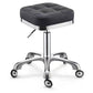 Modern Adjustable Rotatable Counter Stool Steel Kitchen Bar Stool with Cushion Textured Black 1 Piece Clearhalo 'Bar Furniture' 'Bar Stools' 'bar_stools' 'furn' 'furn_bar_stools' 'furniture_bar_stools' 'Kitchen & Dining Furniture' 'kitchen&dining_furn' 'kitchen' 'kitchen_furn' Furniture' 4624746