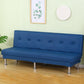 Modern Fabric/Faux Leather Sofa Armless Convertible Sofa for Living Room Royal Blue Clearhalo 'Furniture' 'furniture_sofas' 'kitchen' 'kitchen_sofas' 'Living Room Furniture' 'Sofa' 'sofas' 4624943