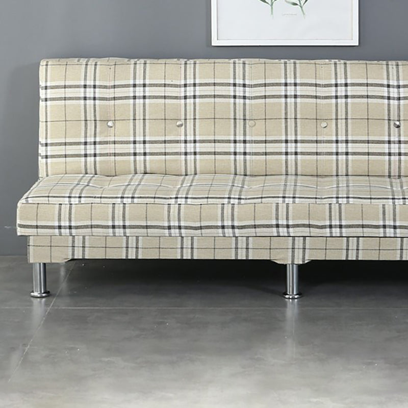 Modern Fabric/Faux Leather Sofa Armless Convertible Sofa for Living Room Clearhalo 'Furniture' 'furniture_sofas' 'kitchen' 'kitchen_sofas' 'Living Room Furniture' 'Sofa' 'sofas' 4624948