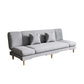 Modern Wood Legs Sofa 2/3 Seater Armless Convertible Sleeper Sofa Clearhalo 'Furniture' 'furniture_sofas' 'kitchen' 'kitchen_sofas' 'Living Room Furniture' 'Sofa' 'sofas' 4625013