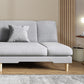 Modern Wood Legs Sofa 2/3 Seater Armless Convertible Sleeper Sofa Clearhalo 'Furniture' 'furniture_sofas' 'kitchen' 'kitchen_sofas' 'Living Room Furniture' 'Sofa' 'sofas' 4625020
