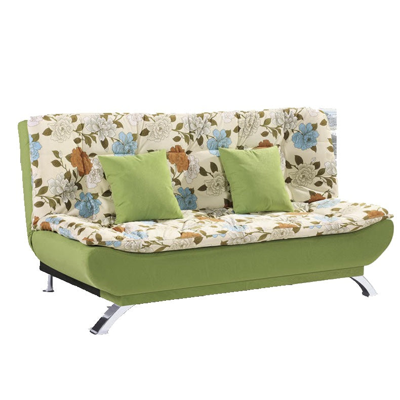 Polish Finish Armless Sofa Square Seating for Living Room and Bonus Room Green Clearhalo 'furn' 'furn_sofas' 'Furniture' 'furniture_sofas' 'kitchen' 'kitchen_sofas' 'Living Room Furniture' 'Sofa' 'sofas' 4625065
