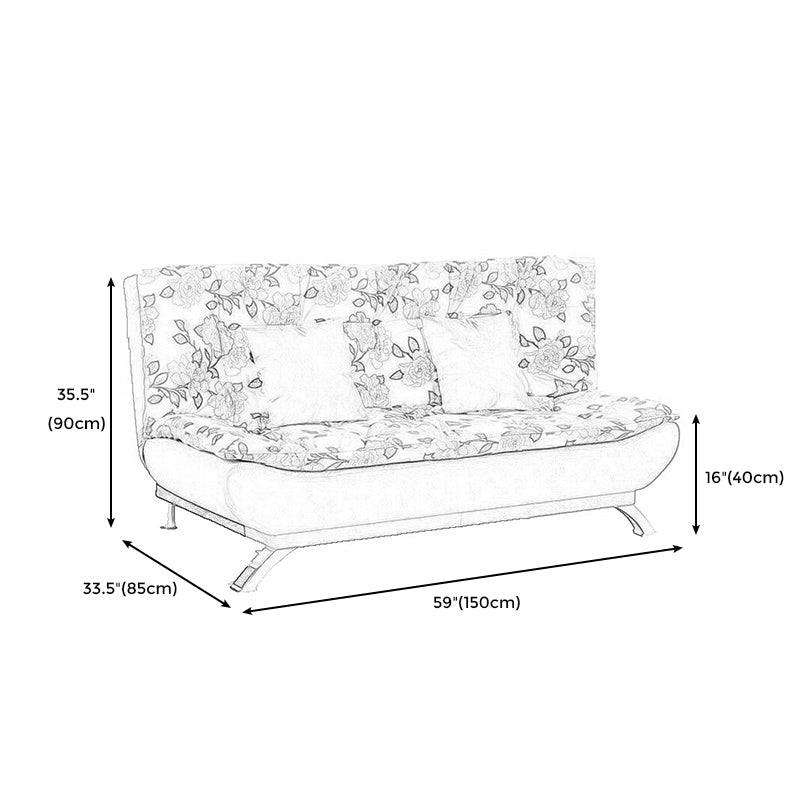 Polish Finish Armless Sofa Square Seating for Living Room and Bonus Room Clearhalo 'furn' 'furn_sofas' 'Furniture' 'furniture_sofas' 'kitchen' 'kitchen_sofas' 'Living Room Furniture' 'Sofa' 'sofas' 4625068