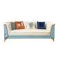 Glam Pillow Top Arm Chesterfield Sofa 33.46"H Tufted Split-Back Sofa with Hair Pin Legs Clearhalo 'furn' 'furn_sofas' 'Furniture' 'furniture_sofas' 'kitchen' 'kitchen_sofas' 'Living Room Furniture' 'Sofa' 'sofas' 4625111