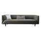 Ultra-Modern Tight Back Tuxedo Arm Stainless steel Legs Sofa with Stain Resistant 79"L x 31.5"W x 27"H Dark Gray Clearhalo 'furn' 'furn_sofas' 'Furniture' 'furniture_sofas' 'kitchen' 'kitchen_sofas' 'Living Room Furniture' 'Sofa' 'sofas' 4625154