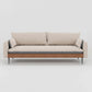 29.53" Scandinavian Linen Square Arm Loose Back Sofa for Apartment 78.7"L x 31.5"W x 29.5"H White Latex Clearhalo 'furn' 'furn_sofas' 'Furniture' 'furniture_sofas' 'kitchen' 'kitchen_sofas' 'Living Room Furniture' 'Sofa' 'sofas' 4625182