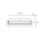 29.53" Scandinavian Linen Square Arm Loose Back Sofa for Apartment Clearhalo 'furn' 'furn_sofas' 'Furniture' 'furniture_sofas' 'kitchen' 'kitchen_sofas' 'Living Room Furniture' 'Sofa' 'sofas' 4625185