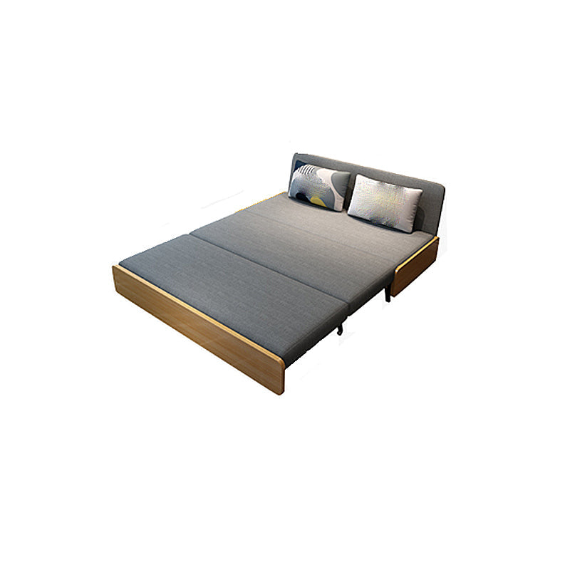 High Wear Resistance Armless Sofa Bed 32.68"H Fabric Tight Back Sofa Bed Clearhalo 'furn' 'furn_sofas' 'Furniture' 'furniture_sofas' 'kitchen' 'kitchen_sofas' 'Living Room Furniture' 'Sofa' 'sofas' 4625194