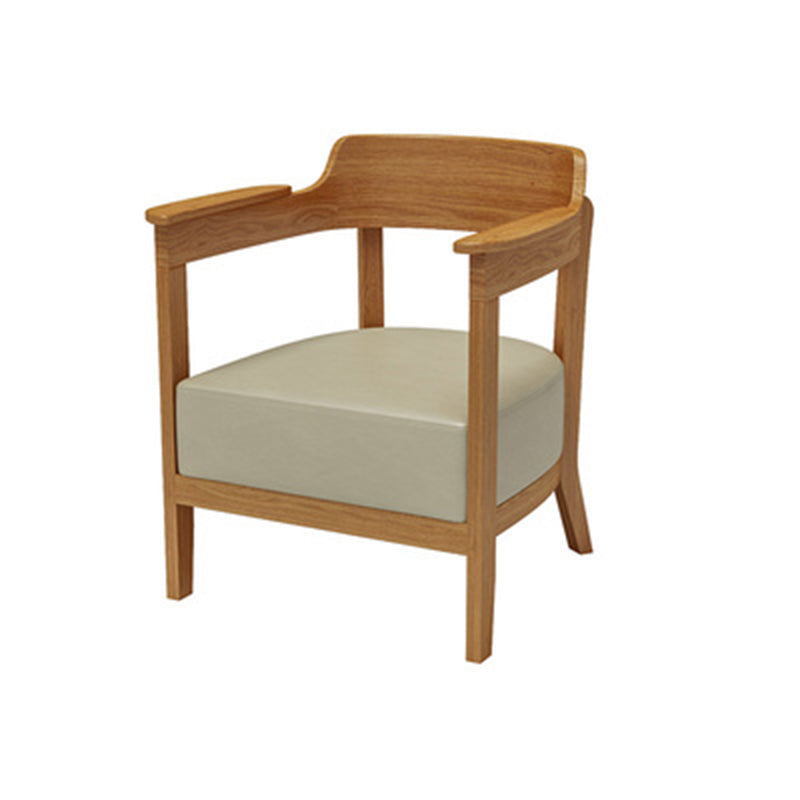 Modern Loose Sofa Back with Pillow Top Arm or Square Arm Sofa for Restaurant 23.6"L x 23.6"W x 29.5"H Grey Clearhalo 'furn' 'furn_sofas' 'Furniture' 'furniture_sofas' 'kitchen' 'kitchen_sofas' 'Living Room Furniture' 'Sofa' 'sofas' 4625204