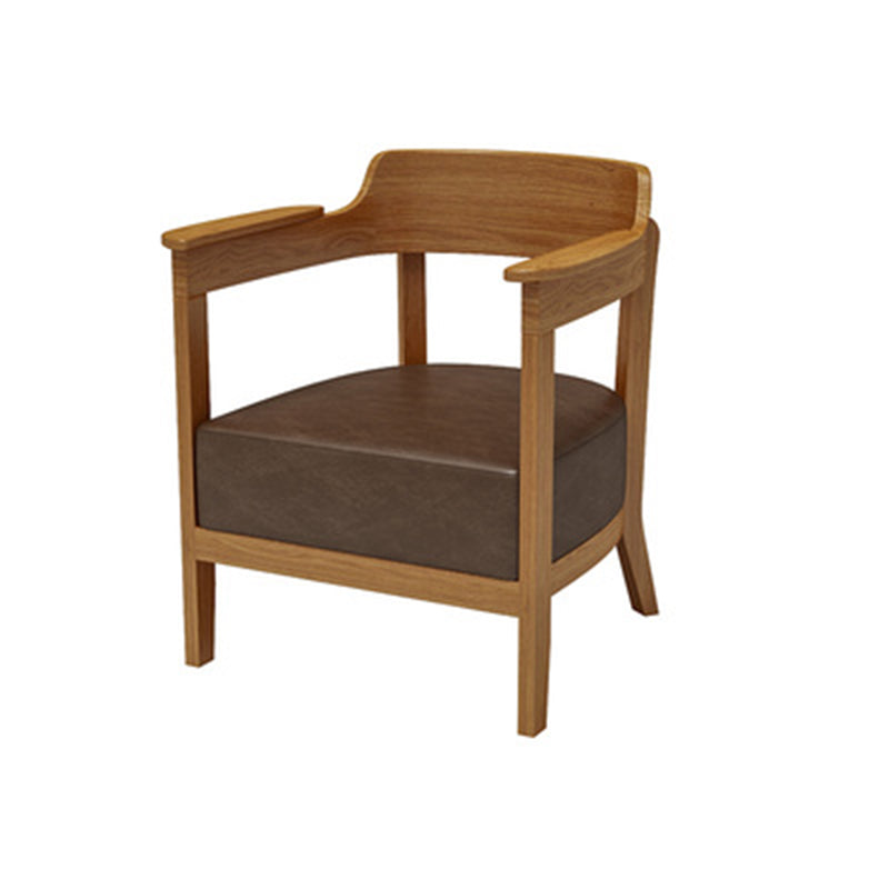 Modern Loose Sofa Back with Pillow Top Arm or Square Arm Sofa for Restaurant 23.6"L x 23.6"W x 29.5"H Coffee Clearhalo 'furn' 'furn_sofas' 'Furniture' 'furniture_sofas' 'kitchen' 'kitchen_sofas' 'Living Room Furniture' 'Sofa' 'sofas' 4625220