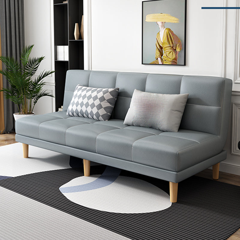 Contemporary Armless Standard Sofa Bed Dual Purpose Sofa for Living Room Clearhalo 'furn' 'furn_sofas' 'Furniture' 'furniture_sofas' 'kitchen' 'kitchen_sofas' 'Living Room Furniture' 'Sofa' 'sofas' 4625228