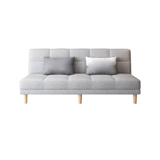 Contemporary Armless Standard Sofa Bed Dual Purpose Sofa for Living Room Clearhalo 'furn' 'furn_sofas' 'Furniture' 'furniture_sofas' 'kitchen' 'kitchen_sofas' 'Living Room Furniture' 'Sofa' 'sofas' 4625234