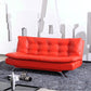 Armless Sofa Chaise Square Seating Settee for Living Room Bonus Room 39"L x 47"W x 15"H Red Clearhalo 'furn' 'furn_sofas' 'Furniture' 'furniture_sofas' 'kitchen' 'kitchen_sofas' 'Living Room Furniture' 'Sofa' 'sofas' 4625304