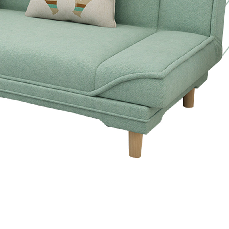 Contemporary Fabric Armless Standard Sofa Bed Dual Purpose Sofa for Living Room Clearhalo 'furn' 'furn_sofas' 'Furniture' 'furniture_sofas' 'kitchen' 'kitchen_sofas' 'Living Room Furniture' 'Sofa' 'sofas' 4625353