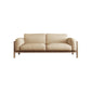 Fabric Loose Back Sofa 32.68" D x 59/66.93/78.74" W x 32.26" H Square Arm Sofa Brown Walnut Clearhalo 'furn' 'furn_sofas' 'Furniture' 'furniture_sofas' 'kitchen' 'kitchen_sofas' 'Living Room Furniture' 'Sofa' 'sofas' 4625385
