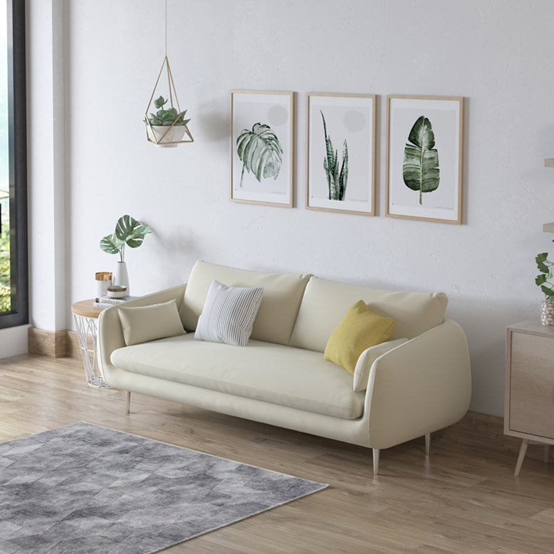 Modernism Standard 4 Legs Sofa Square Arm Sofa for Living Room Clearhalo 'furn' 'furn_sofas' 'Furniture' 'furniture_sofas' 'kitchen' 'kitchen_sofas' 'Living Room Furniture' 'Sofa' 'sofas' 4625476