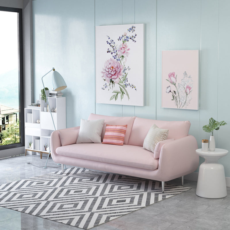 Modernism Standard 4 Legs Sofa Square Arm Sofa for Living Room Clearhalo 'furn' 'furn_sofas' 'Furniture' 'furniture_sofas' 'kitchen' 'kitchen_sofas' 'Living Room Furniture' 'Sofa' 'sofas' 4625477