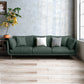 Modernism Standard Sofa 3/4-seat Tuxedo Arm Sofa for Living Room Green Clearhalo 'furn' 'furn_sofas' 'Furniture' 'furniture_sofas' 'kitchen' 'kitchen_sofas' 'Living Room Furniture' 'Sofa' 'sofas' 4625536