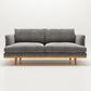 Northern European Wooden 2/3-Seater Sofa Wood Legs Square Arm Sofa Grey Clearhalo 'furn' 'furn_sofas' 'Furniture' 'furniture_sofas' 'kitchen' 'kitchen_sofas' 'Living Room Furniture' 'Sofa' 'sofas' 4625580