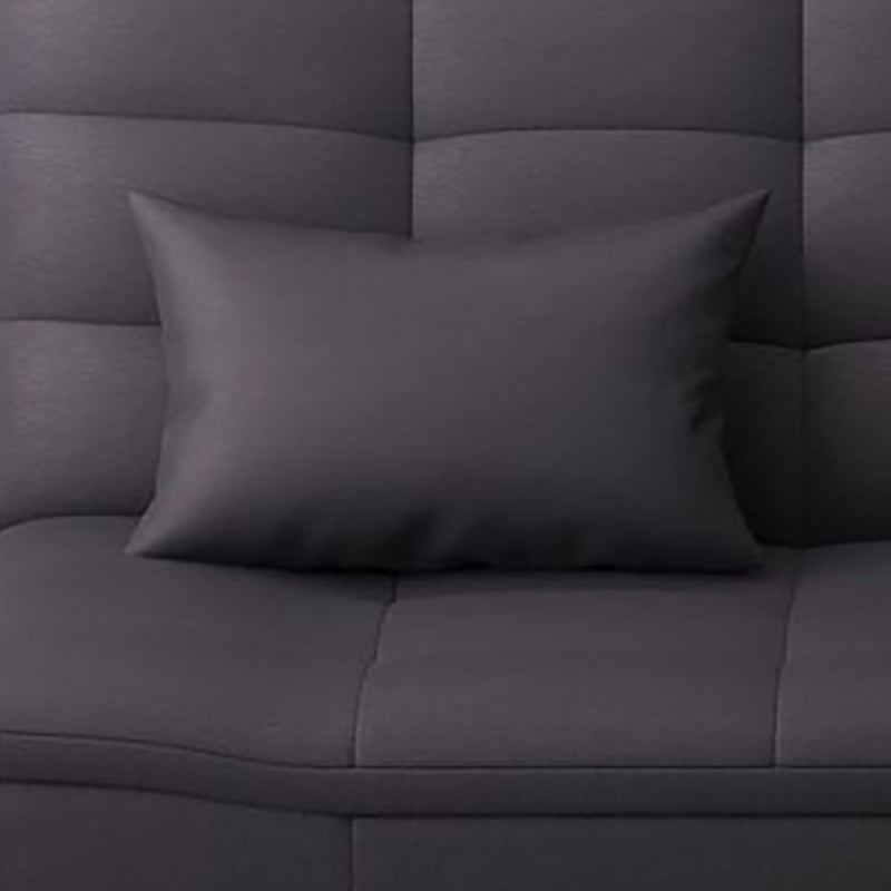 Polish Finish 2-seater Chaise Square Arm Sofa for Bonus Room Apartment Clearhalo 'furn' 'furn_sofas' 'Furniture' 'furniture_sofas' 'kitchen' 'kitchen_sofas' 'Living Room Furniture' 'Sofa' 'sofas' 4625662