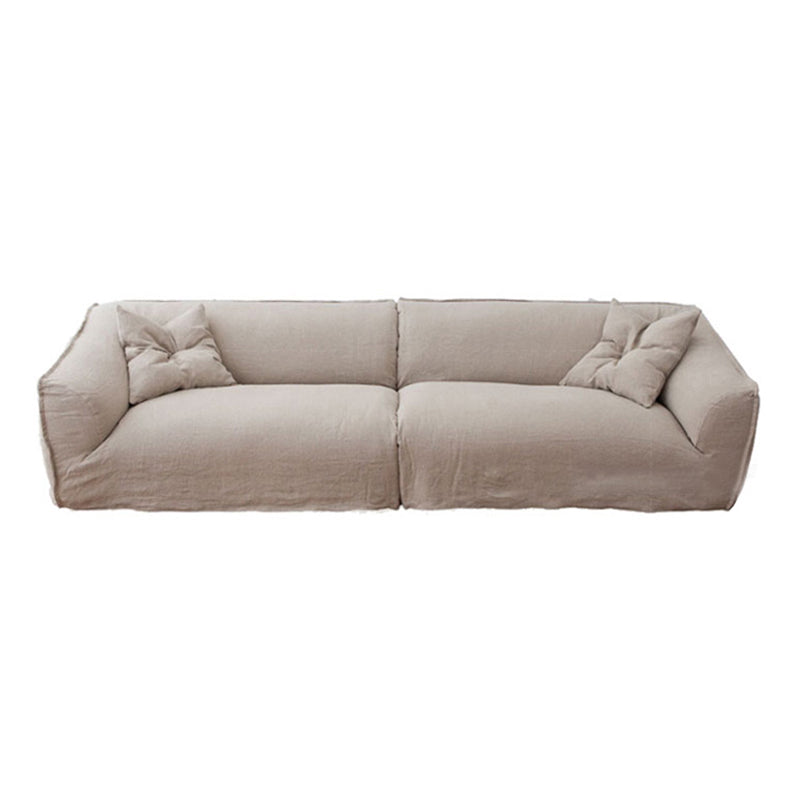 Linen Modern Sofa 38.5 "W Pillow Top Arm Sofa for Living Room Foam Clearhalo 'furn' 'furn_sofas' 'Furniture' 'furniture_sofas' 'kitchen' 'kitchen_sofas' 'Living Room Furniture' 'Sofa' 'sofas' 4625680