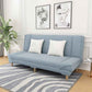 Convertible Armless Sofa 48"W Modern Sofa with Cotton Blend for Living Room Ocean Blue Clearhalo 'furn' 'furn_sofas' 'Furniture' 'furniture_sofas' 'kitchen' 'kitchen_sofas' 'Living Room Furniture' 'Sofa' 'sofas' 4625702