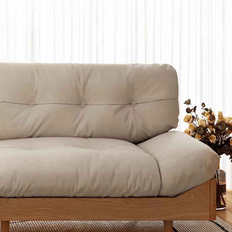 Modern Tufted Armless Sofa 35"W Loose Back Sofa for Living Room Clearhalo 'furn' 'furn_sofas' 'Furniture' 'furniture_sofas' 'kitchen' 'kitchen_sofas' 'Living Room Furniture' 'Sofa' 'sofas' 4625736