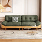 Modern Tufted Armless Sofa 35"W Loose Back Sofa for Living Room Clearhalo 'furn' 'furn_sofas' 'Furniture' 'furniture_sofas' 'kitchen' 'kitchen_sofas' 'Living Room Furniture' 'Sofa' 'sofas' 4625745