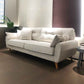 Tufted Back Flared Arm Contemporary Sofa for Living Room and Apartment 98"L x 35.5"W x 35.5"H Off-White Linen Blend Clearhalo 'furn' 'furn_sofas' 'Furniture' 'furniture_sofas' 'kitchen' 'kitchen_sofas' 'Living Room Furniture' 'Sofa' 'sofas' 4625766