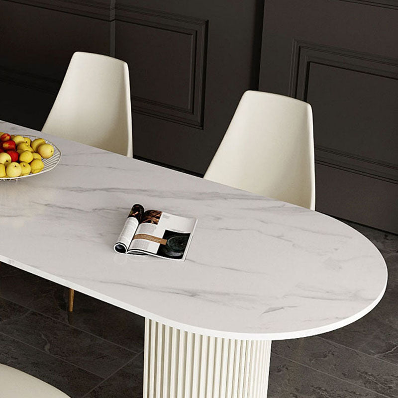 1/2/5 Pieces Dining Room Table Rectangular Sintered Stone Top Dining Chairs Set Clearhalo 'Dining Room Sets' 'Dining Tables & Seating' 'dining_room_set' 'furn' 'furn_dining_room_set' 'Furniture' 'furniture_dining_room_set' 'Kitchen & Dining Furniture' 'kitchen&dining_furn' 'kitchen' 4636842