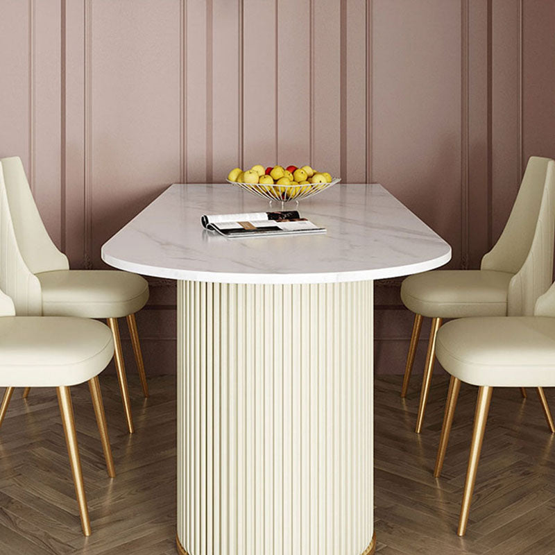 1/2/5 Pieces Dining Room Table Rectangular Sintered Stone Top Dining Chairs Set Clearhalo 'Dining Room Sets' 'Dining Tables & Seating' 'dining_room_set' 'furn' 'furn_dining_room_set' 'Furniture' 'furniture_dining_room_set' 'Kitchen & Dining Furniture' 'kitchen&dining_furn' 'kitchen' 4636843