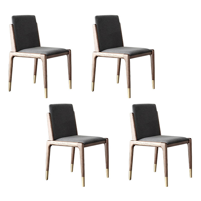 Minimalist 1/4/5/6 Pieces Dining Room Table Rectangular Solid Wood Top Dining Chairs Set 4 Grey Chairs Clearhalo 'Dining Room Sets' 'Dining Tables & Seating' 'dining_room_set' 'furn' 'furn_dining_room_set' 'Furniture' 'furniture_dining_room_set' 'Kitchen & Dining Furniture' 'kitchen&dining_furn' 'kitchen' 4636855