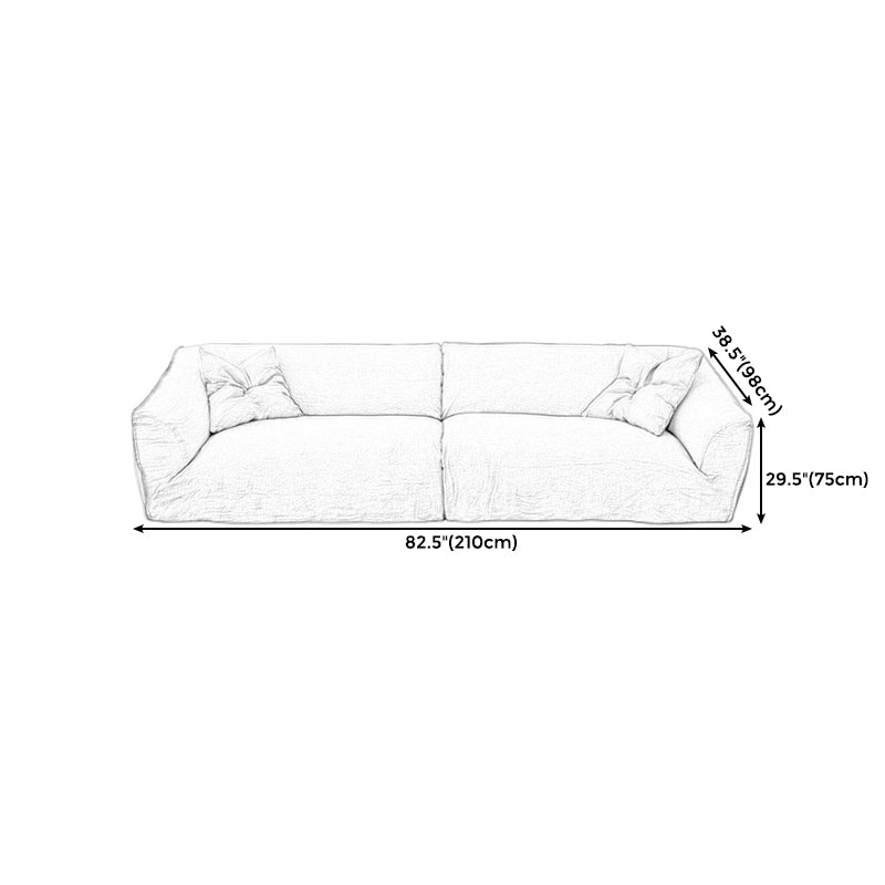 Modern Cotton Blend Sofa 38"W Pillow Top Arm Sofa for Living Room Clearhalo 'furn' 'furn_sofas' 'Furniture' 'furniture_sofas' 'kitchen' 'kitchen_sofas' 'Living Room Furniture' 'Sofa' 'sofas' 4637822