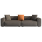 Square Armrest Latex Padded/light Grey Dark Grey/off-white/orange Sofa Clearhalo 'Furniture' 'furniture_sofas' 'kitchen' 'kitchen_sofas' 'Living Room Furniture' 'Sofa' 'sofas' 4637849
