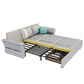 Square Arm Sofa with Loose Back Convertible Sleeper with Storage and Foldable Clearhalo 'furn' 'furn_sofas' 'Furniture' 'furniture_sofas' 'kitchen' 'kitchen_sofas' 'Living Room Furniture' 'Sofa' 'sofas' 4637898