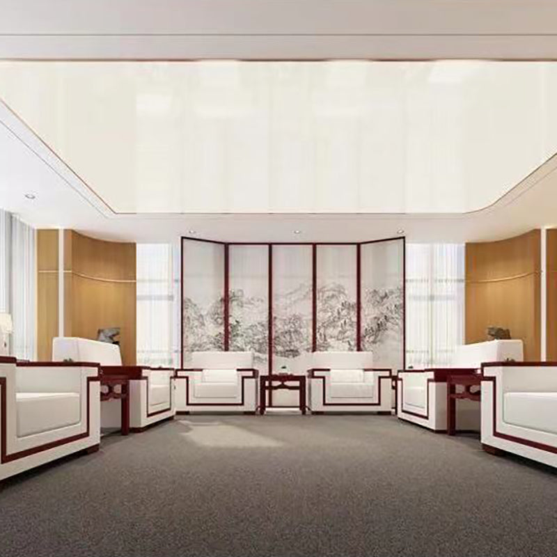 White Contemporary Square Arm Standard Sofa for Living Room, Bonus Room Clearhalo 'furn' 'furn_sofas' 'Furniture' 'furniture_sofas' 'kitchen' 'kitchen_sofas' 'Living Room Furniture' 'Sofa' 'sofas' 4637968