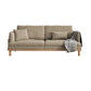 Velvet Sofa 35 "W Recessed Arm Sofa with Storage for Living Room Light Camel Clearhalo 'furn' 'furn_sofas' 'Furniture' 'furniture_sofas' 'kitchen' 'kitchen_sofas' 'Living Room Furniture' 'Sofa' 'sofas' 4637987